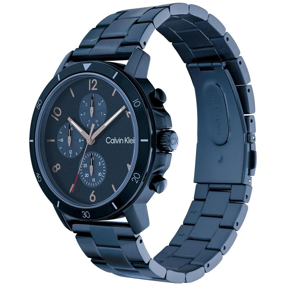 商品Calvin Klein|Men's Gauge Stainless Steel Bracelet Watch 46mm,价格¥1127,第2张图片详细描述