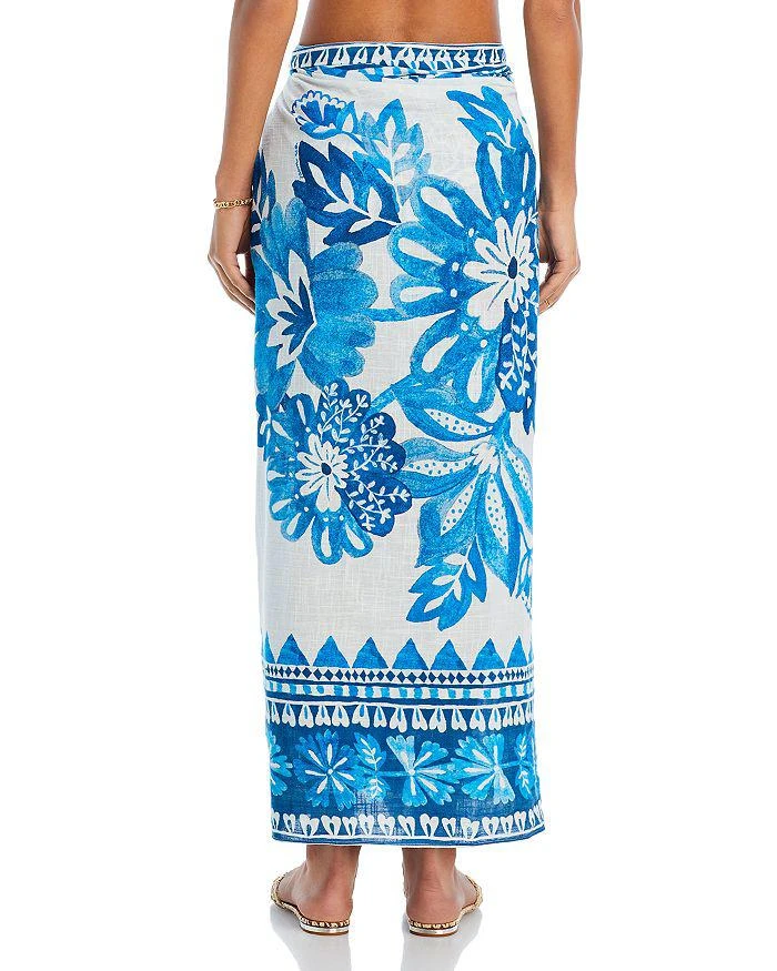 商品Farm Rio|Flora Tapestry Sarong Swim Cover-Up,价格¥311,第3张图片详细描述