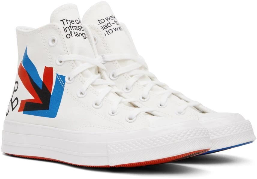 商品Converse|White Patta & Experimental Jetset Edition Chuck 70 Sneakers,价格¥738,第4张图片详细描述