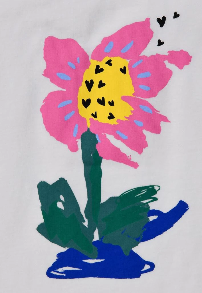 商品Stella McCartney|Baby Painterly Flower Cotton T-shirt,价格¥212,第3张图片详细描述