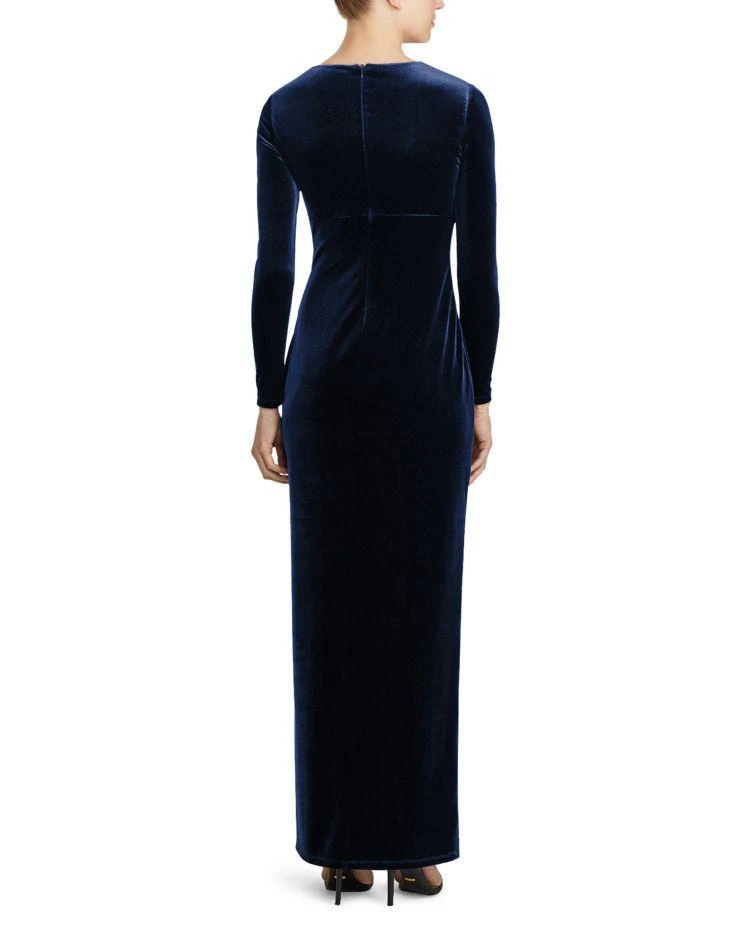 商品Ralph Lauren|Pleated Velvet Gown,价格¥1707,第2张图片详细描述