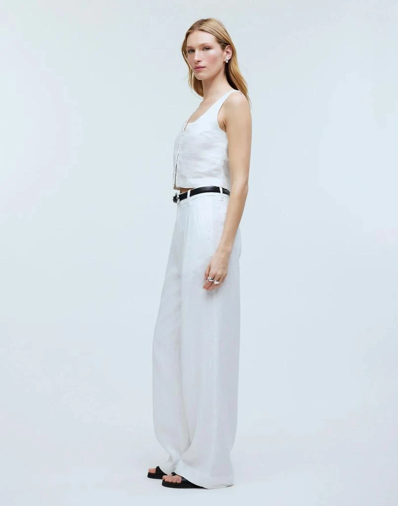 商品Madewell|The Harlow Wide-Leg Pant in 100% Linen,价格¥397,第3张图片详细描述