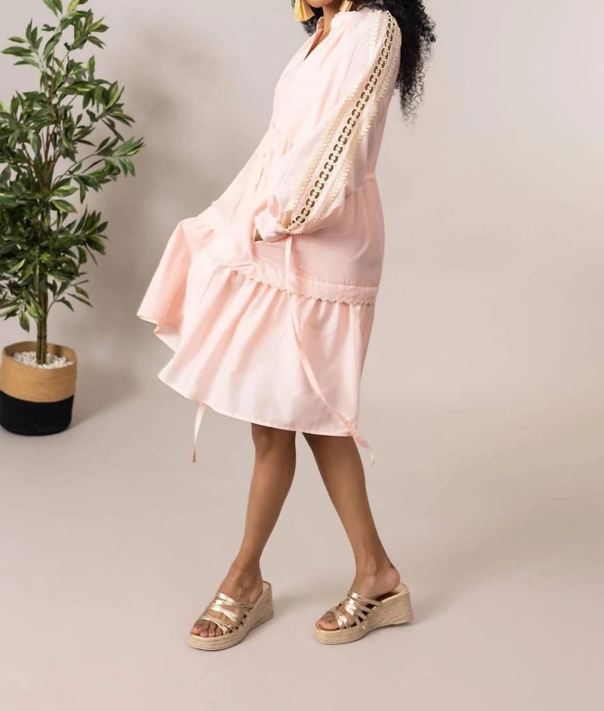 商品EMILY LOVELOCK|Lucy Dress In Rose Pink,价格¥1254,第2张图片详细描述