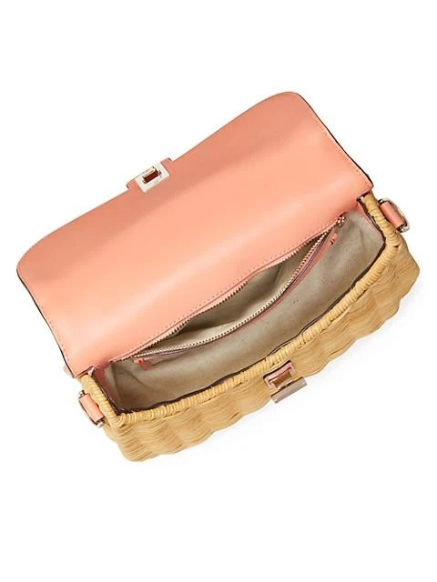 商品Kate Spade|Gracie Wicker Medium Top Handle Bag,价格¥1485,第2张图片详细描述