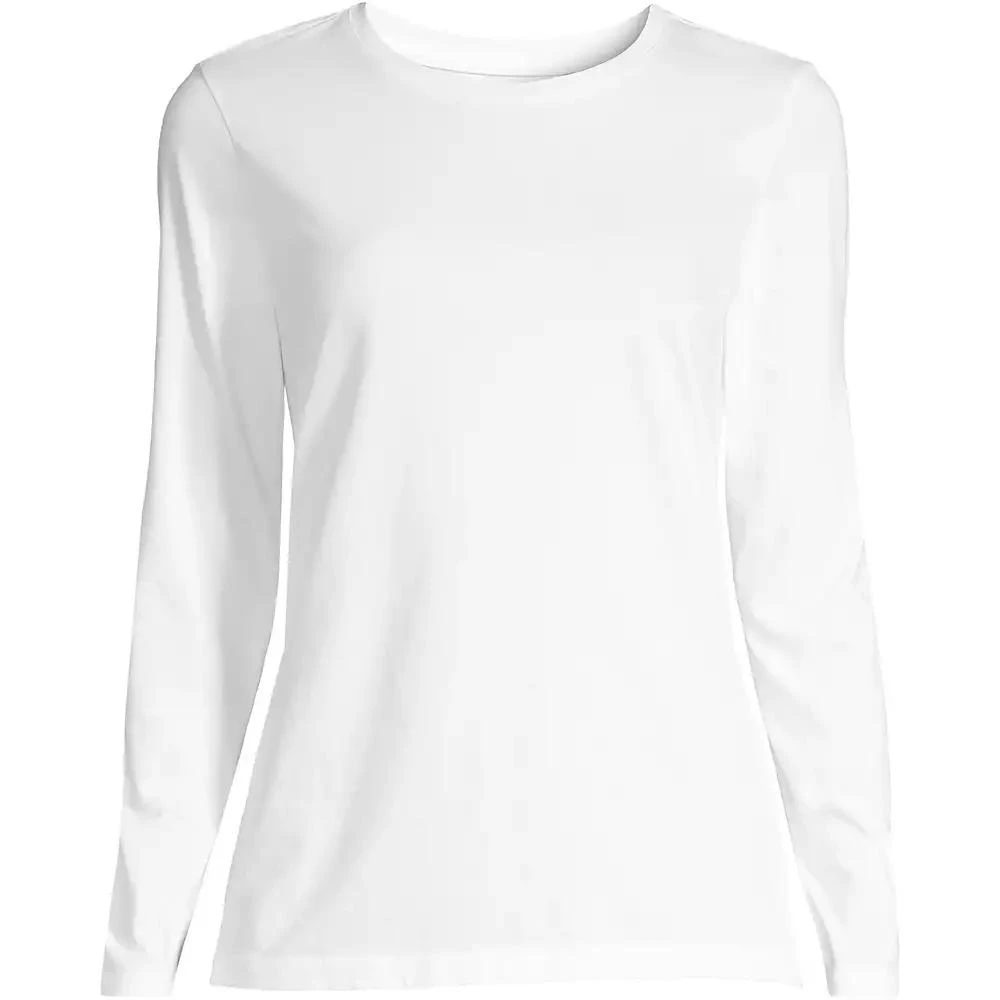 商品Lands' End|Petite Relaxed Supima Cotton Long Sleeve Crew Neck T-Shirt,价格¥299,第2张图片详细描述