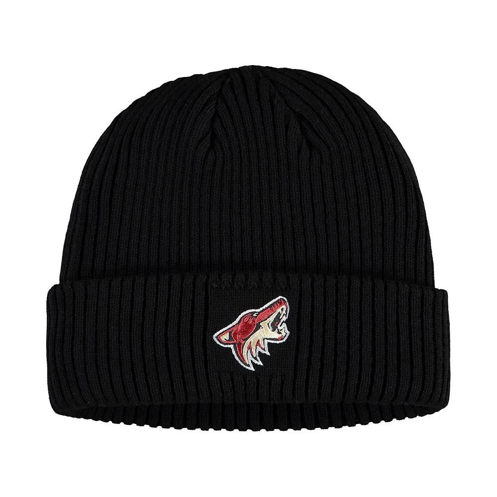 商品Adidas|Women's Black Arizona Coyotes Primary Logo Cuffed Knit Hat,价格¥168,第1张图片