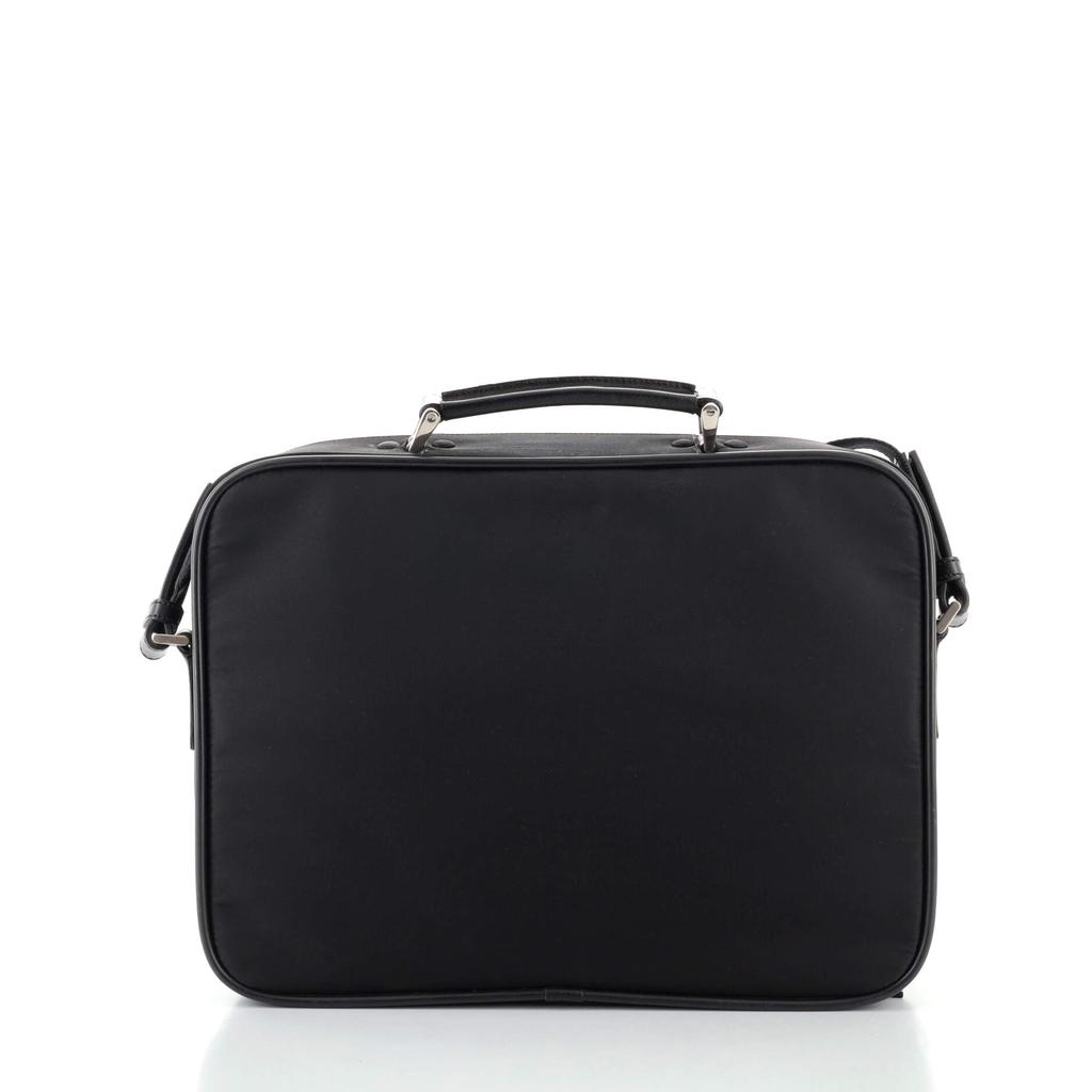 Prada Convertible Front Pocket Briefcase Tessuto with Saffiano Leather商品第2张图片规格展示