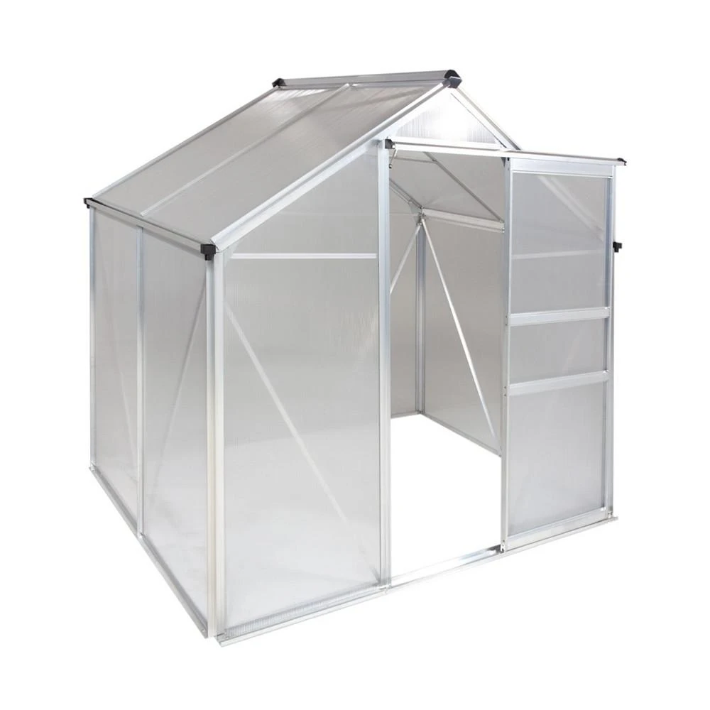 商品Ogrow|Aluminium Greenhouse - Walk-In 6' x 4'- With Sliding Door and Adjustable Roof Vent,价格¥3855,第5张图片详细描述