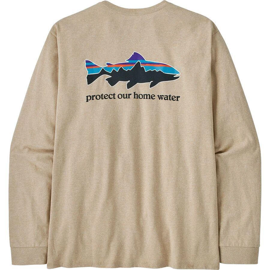 商品Patagonia|Home Water Trout Long-Sleeve Responsibili-Tee - Men's,价格¥290,第1张图片