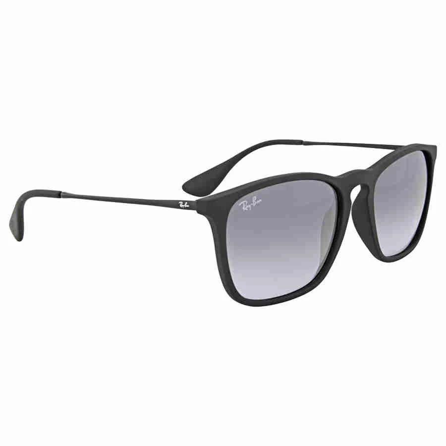商品Ray-Ban|Chris Grey Gradient Square Unisex Sunglasses RB4187 622/8G 54,价格¥696,第3张图片详细描述