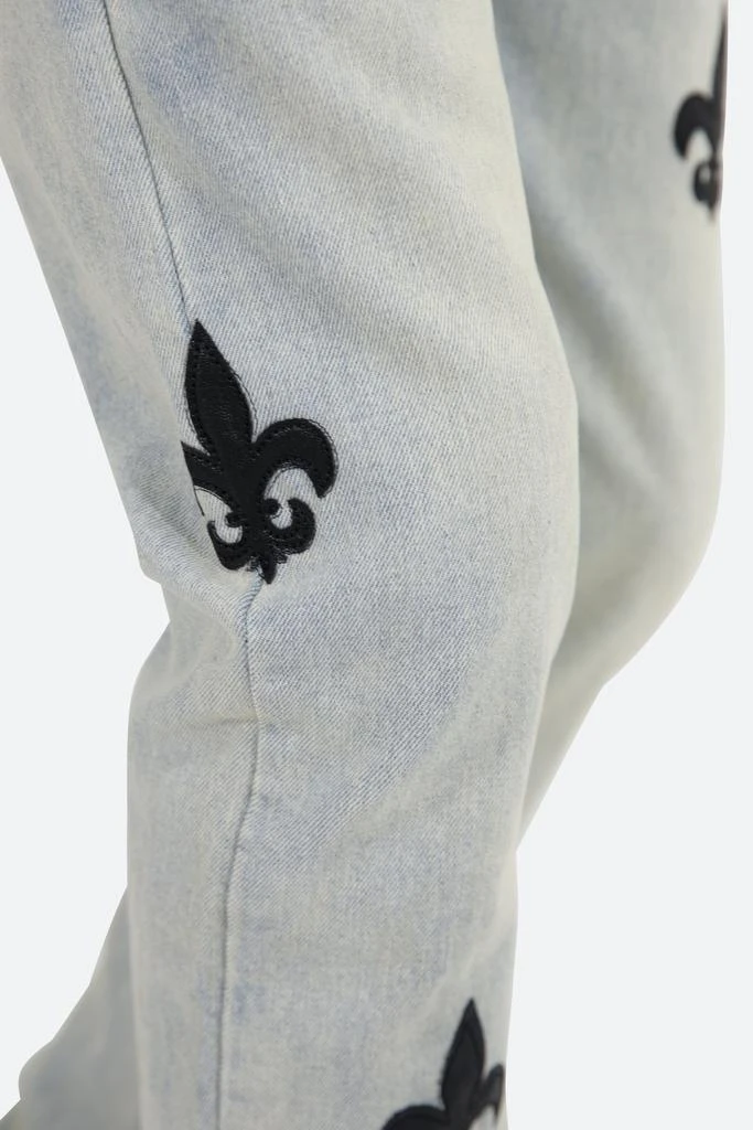 D112 Fleur Straight Denim - Blue 商品