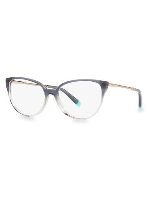 商品Tiffany & Co.|53MM Cat Eye Eyeglasses,价格¥2221,第4张图片详细描述