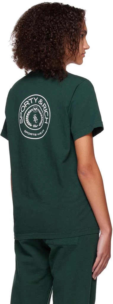 商品Sporty & Rich|Green Crest T-Shirt,价格¥222,第3张图片详细描述