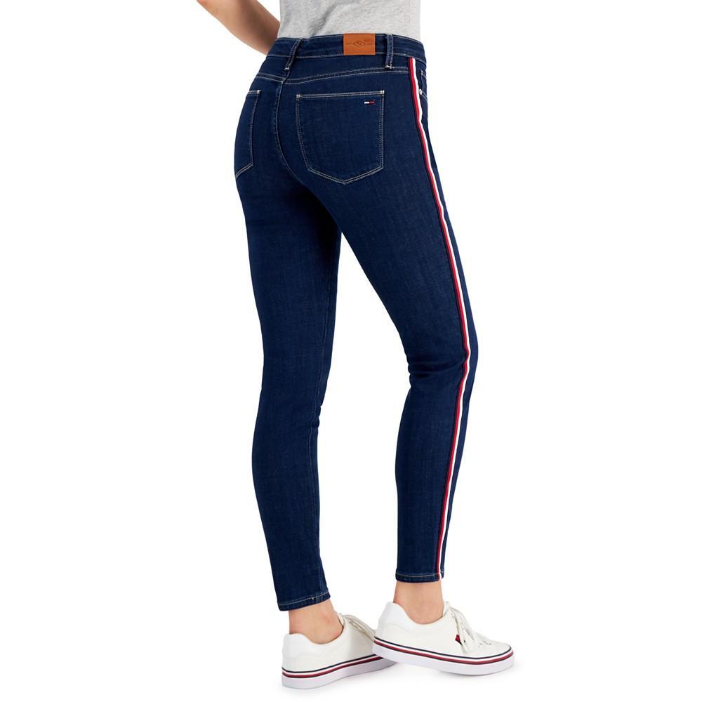 商品Tommy Hilfiger|Tribeca TH Flex Side-Stripe Skinny Jeans,价格¥369,第5张图片详细描述