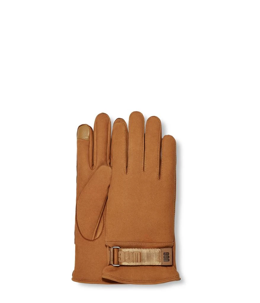 商品UGG|Logo Leather Smart Gloves with Conductive Tips and Recycled Microfur Lining,价格¥512,第2张图片详细描述