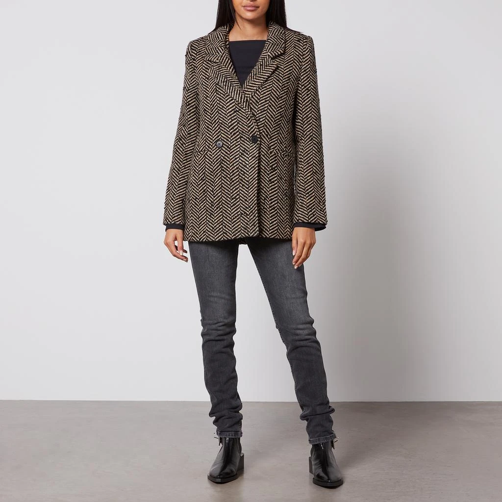 商品ANINE BING|Anine Bing Diana Herringbone Tweed Blazer,价格¥2904,第3张图片详细描述