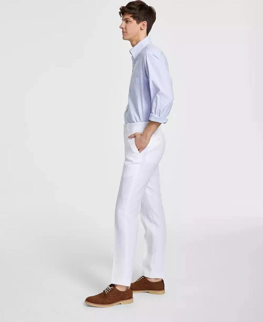 商品Tommy Hilfiger|Men's Modern Fit Flex Stretch Linen Suit Pants,价格¥152,第1张图片