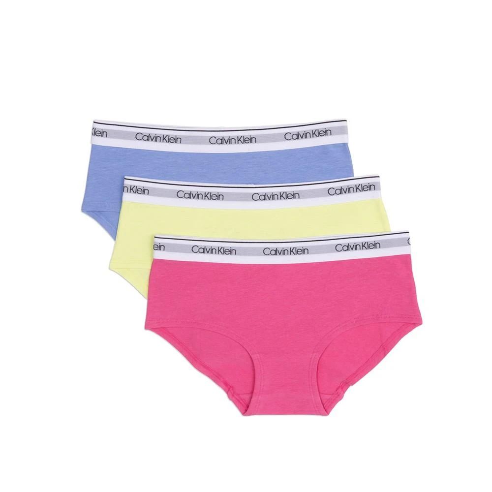 商品Calvin Klein|Big Girls Stretch Hipster, Pack of 3,价格¥148,第1张图片