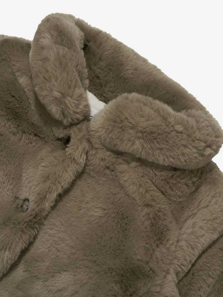 商品Bonpoint|Baby Girls Faux Fur Jacket ion Brown,价格¥1442-¥1537,第3张图片详细描述