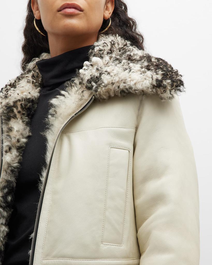 Callie Reversible Shearling Jacket商品第7张图片规格展示