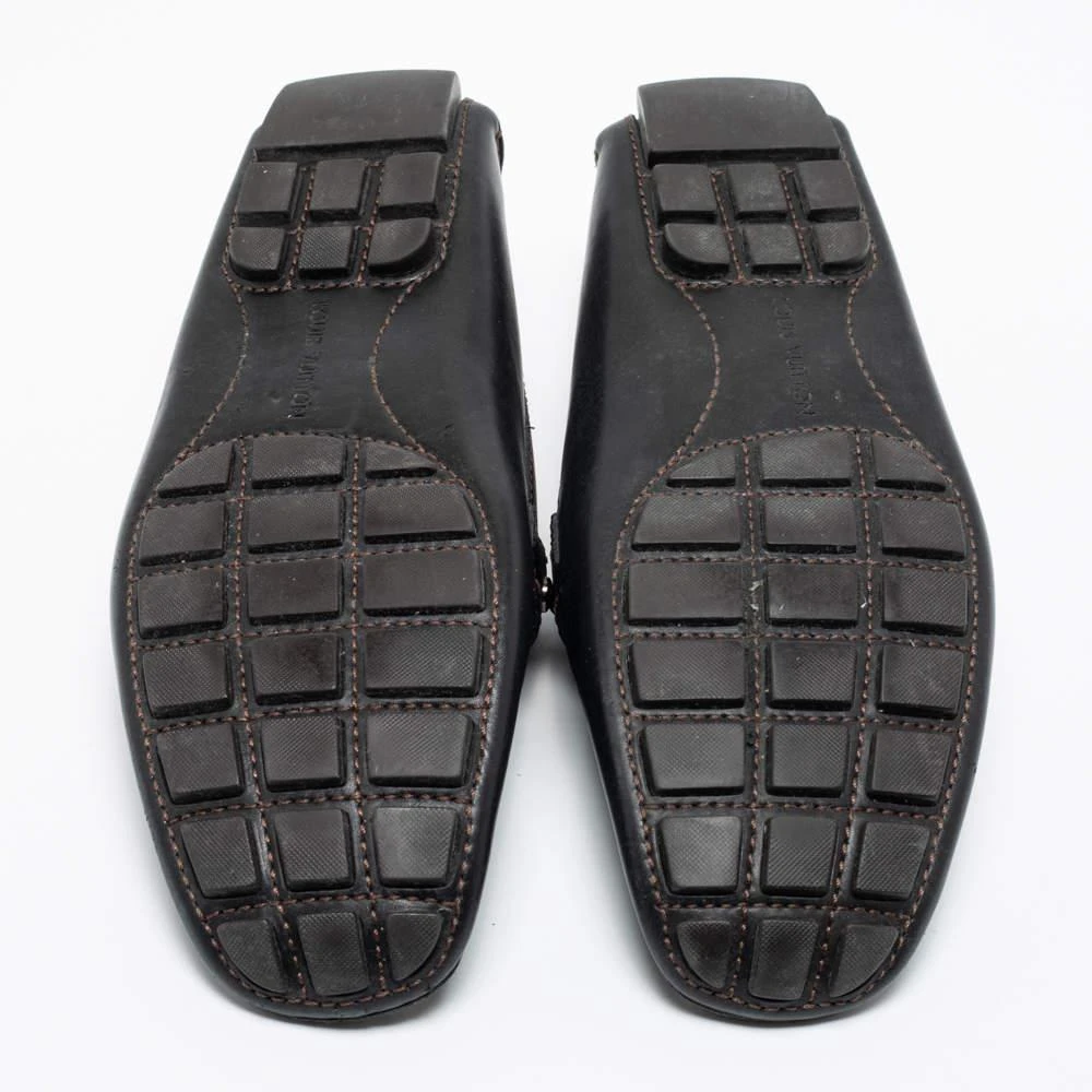 Louis Vuitton Black Leather Monte Carlo Loafers Size 42.5 商品