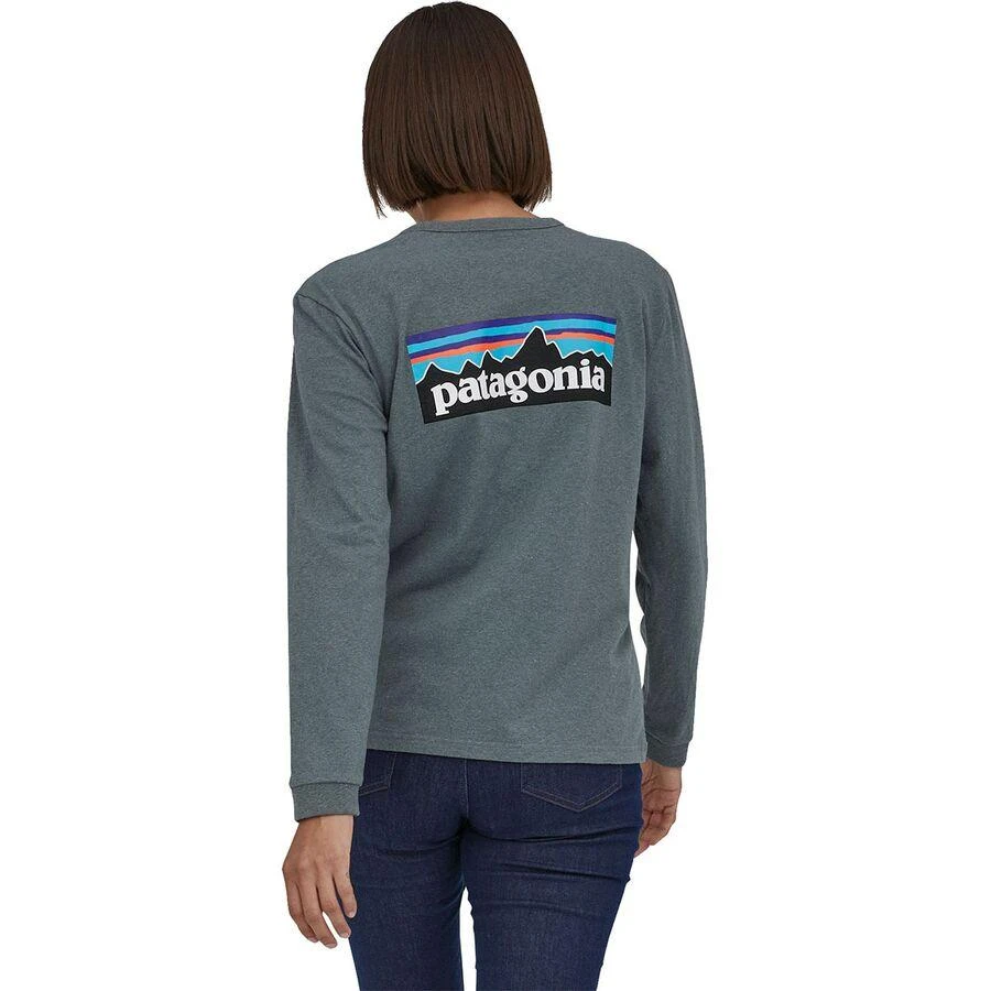 商品Patagonia|P-6 Logo Responsibili-Tee Long-Sleeve T-Shirt - Women's,价格¥212,第1张图片