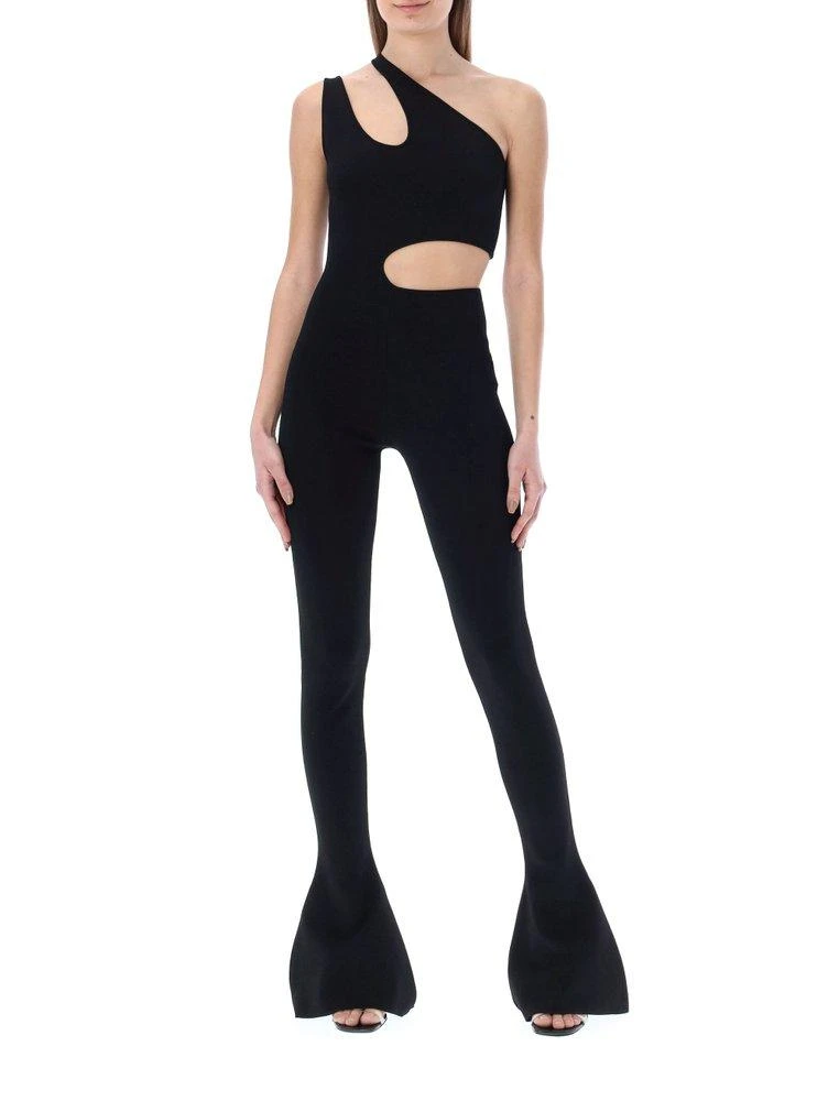商品Stella McCartney|Stella McCartney Cut-Out Detailed Flared Jumpsuit,价格¥6050,第1张图片