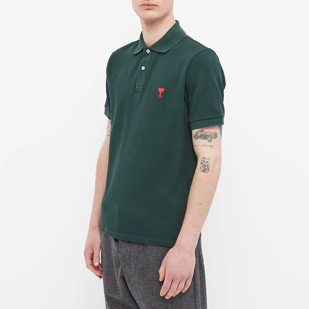 商品AMI|AMI Small A Heart Polo,价格¥681,第2张图片详细描述