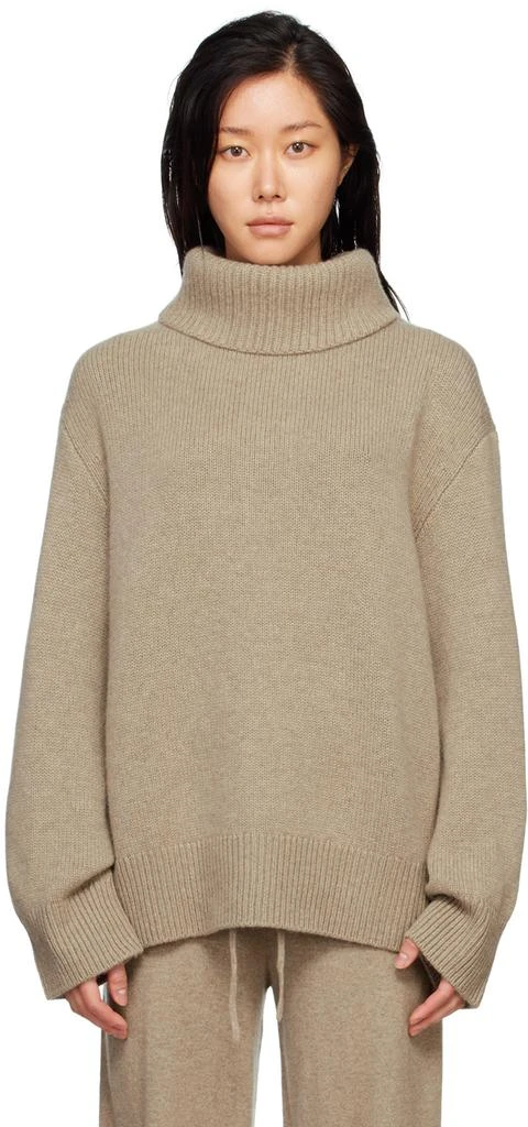 商品Lisa Yang|Beige Holly Turtleneck,价格¥3443,第1张图片