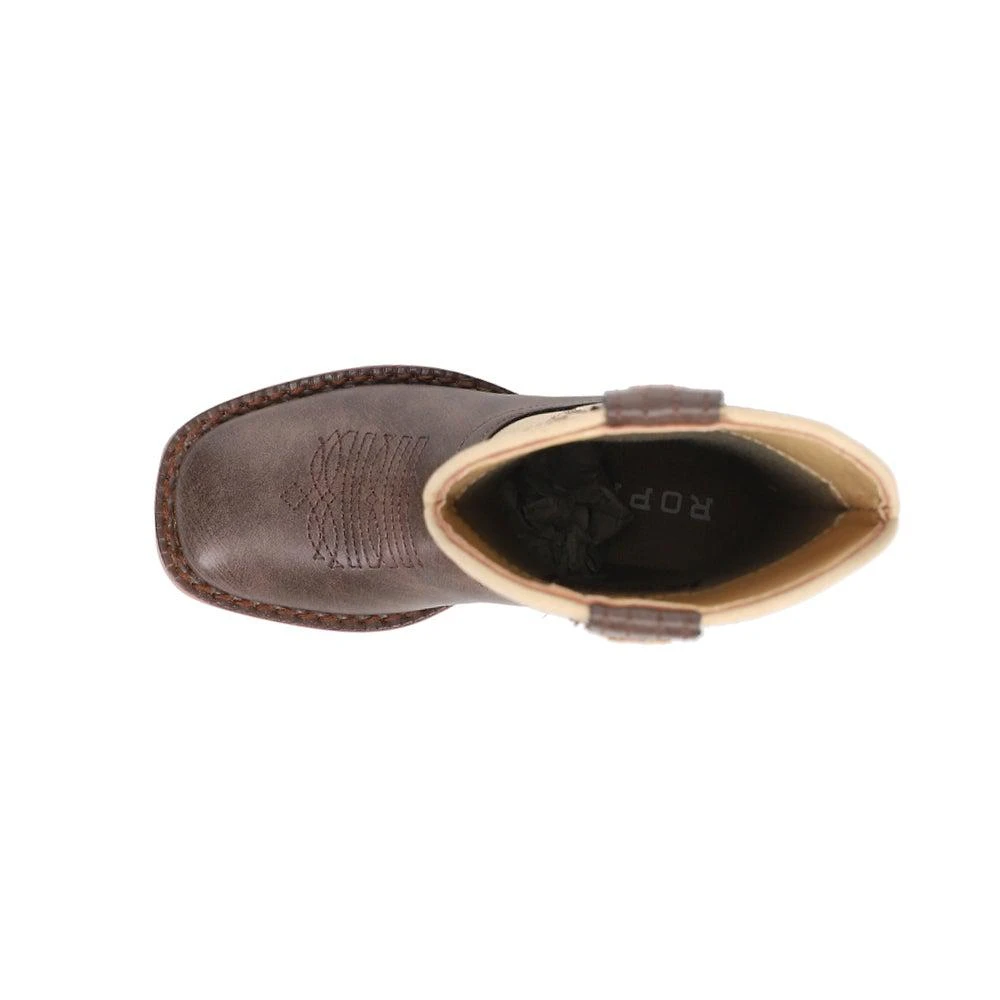 商品Roper|Blaze Tan Shaft Square Toe Cowboy Boots  (Youth),价格¥264,第4张图片详细描述
