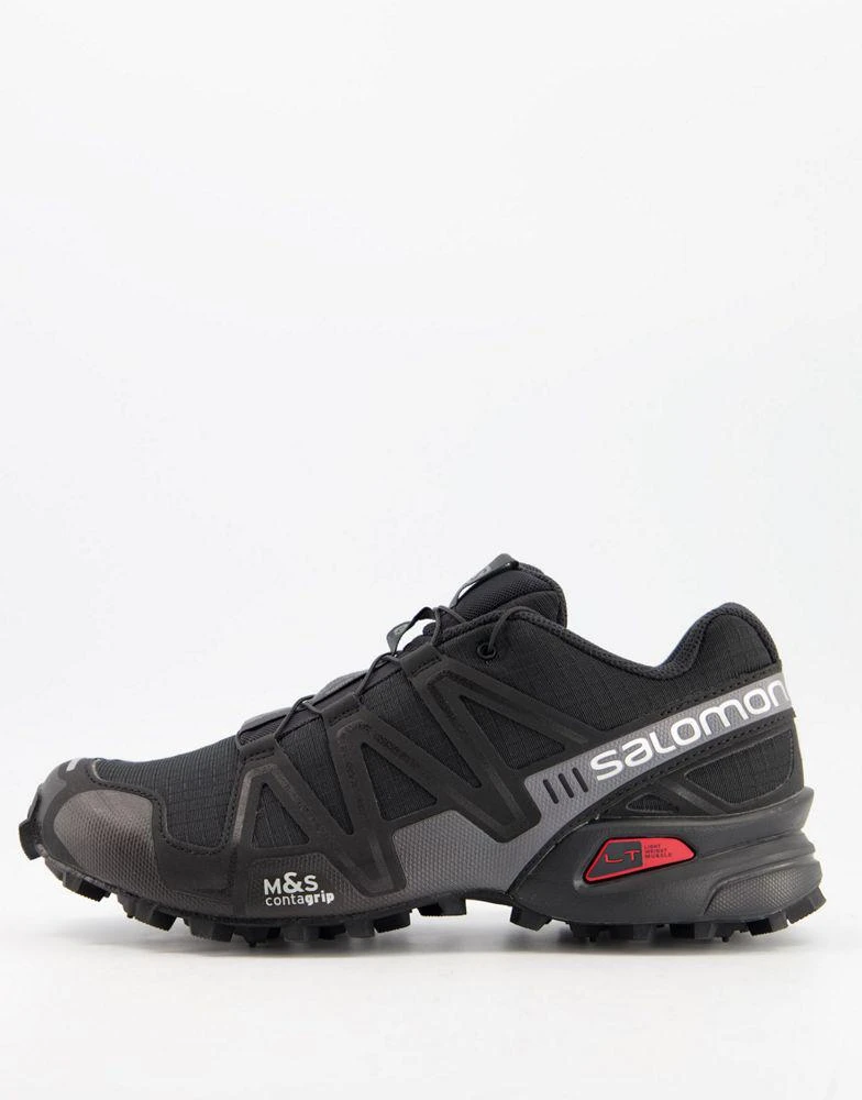 商品Salomon|Salomon Speedcross 3 unisex trainers in Black / Black / Quiet Shade,价格¥1079,第1张图片