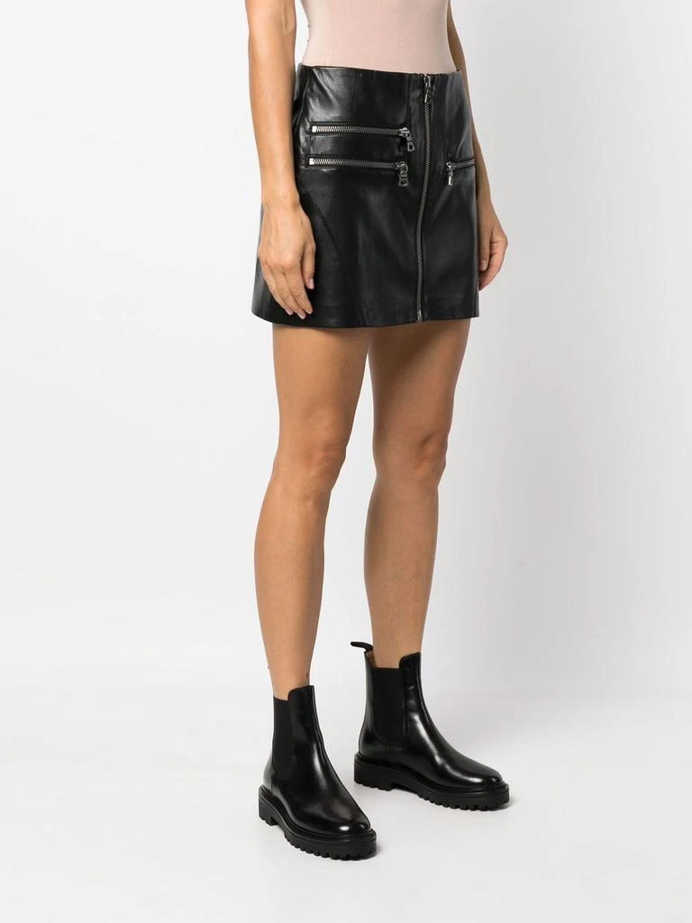 商品Alice + Olivia|ALICE+OLIVIA - Vegan Leather Mini Skirt,价格¥2916,第3张图片详细描述