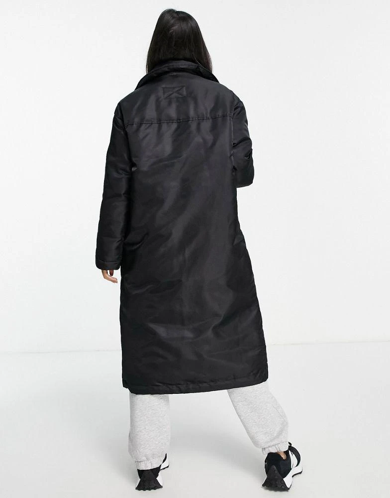 商品Topshop|Topshop sporty car coat in black,价格¥410,第4张图片详细描述