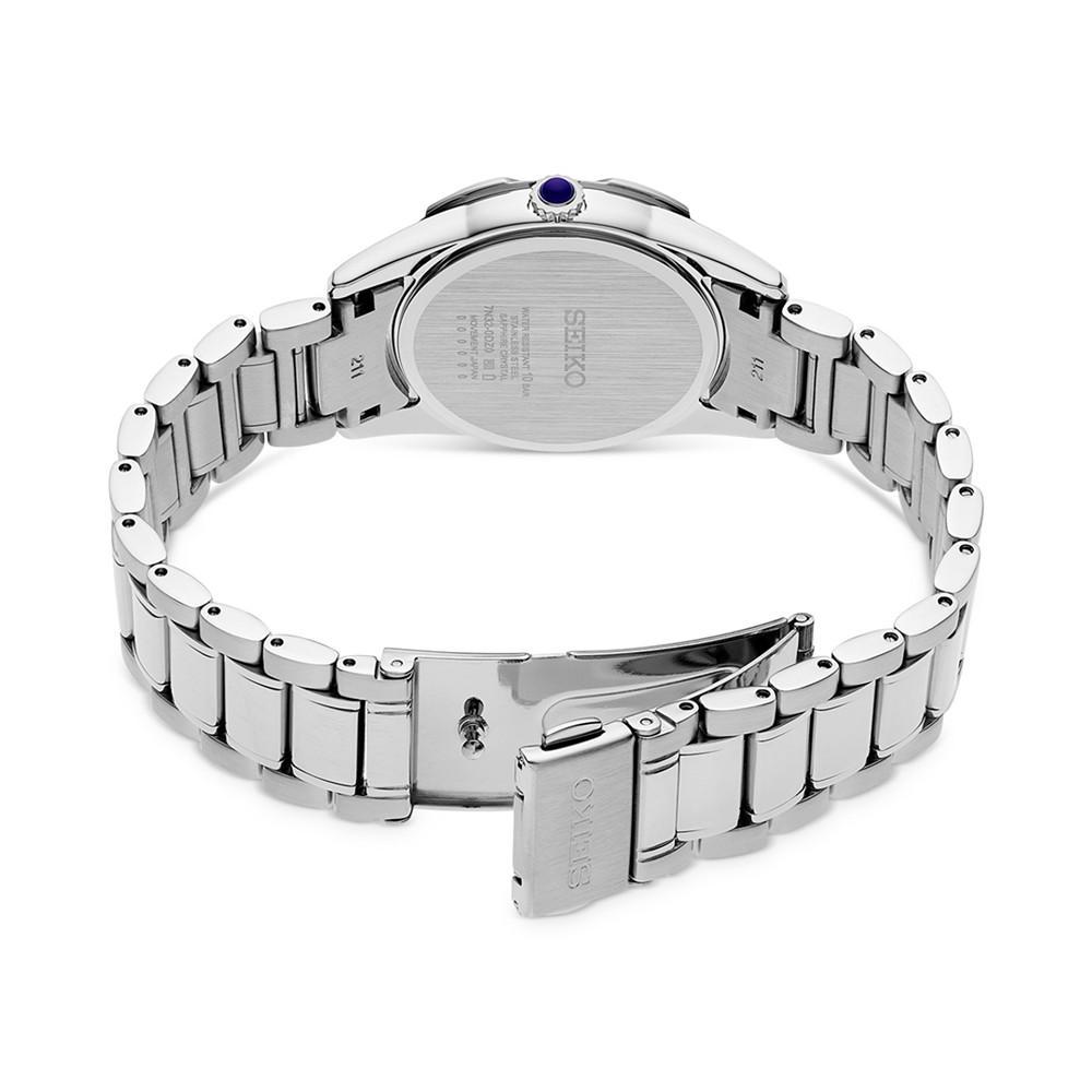 商品Seiko|Women's Diamond (1/6 ct. t.w.) Stainless Steel Bracelet Watch 33mm,价格¥2931,第5张图片详细描述