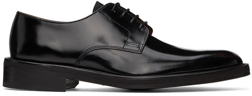 商品AMI|Black Leather Derbys,价格¥3288,第1张图片