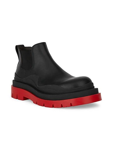 商品Bottega Veneta|Tire Leather Chelsea Boots,价格¥10116,第2张图片详细描述