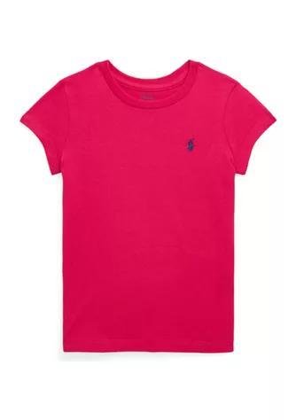 商品Ralph Lauren|Girls 4-6x Cotton Jersey Tee,价格¥74-¥184,第1张图片