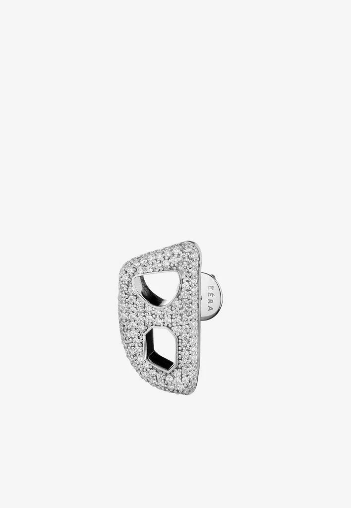 商品EÉRA|Special Order - Diamond Embellished Right Side Earring in 18-karat Gold,价格¥43792,第1张图片