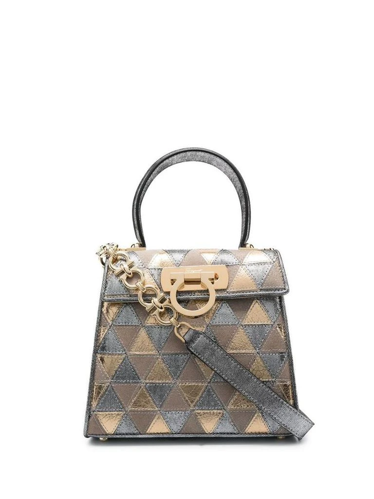 商品Salvatore Ferragamo|FERRAGAMO CREATIONS Palazzo Feroni leather handbag,价格¥22259,第1张图片