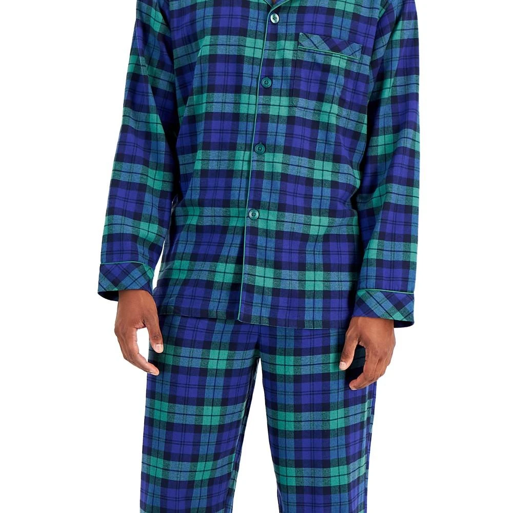 商品Family Pajamas|Men's Matching Black Watch Plaid Family Pajama Set, Created for Macy's,价格¥188,第5张图片详细描述