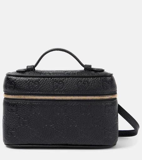 商品Gucci|GG迷你压花皮革托特包,价格¥15951,第1张图片