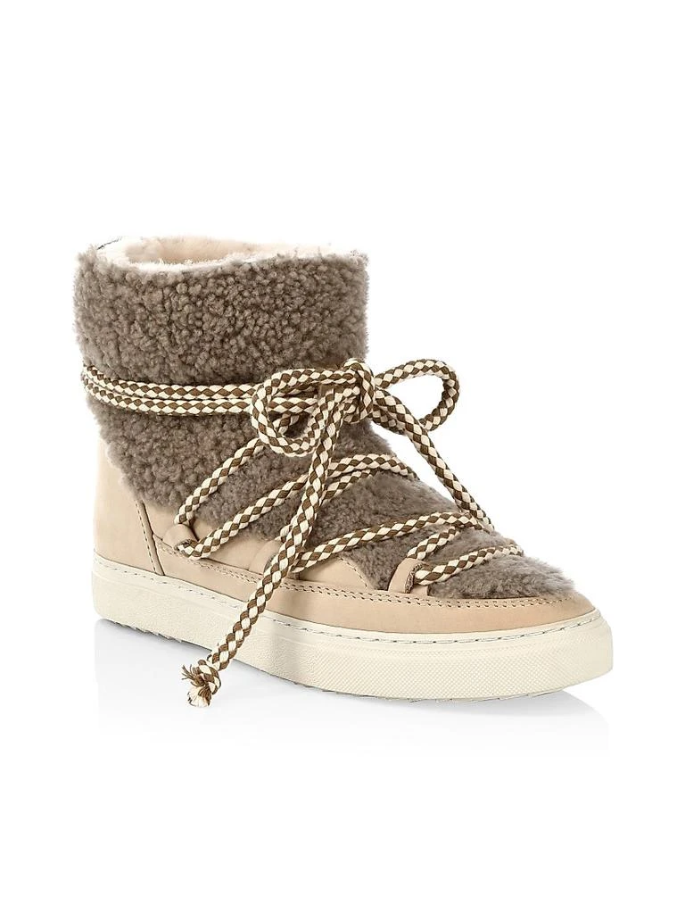 商品INUIKII|Curly Shearling Leather Boots,价格¥1138,第2张图片详细描述