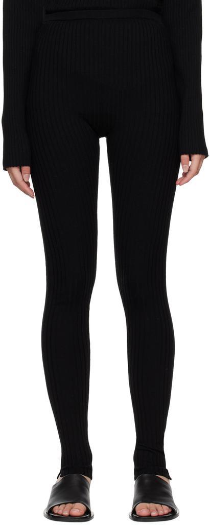 商品Totême|Black High-Rise Leggings,价格¥942,第1张图片