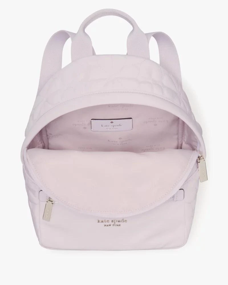 Spade Flower Quilted Fabric Small Backpack 商品