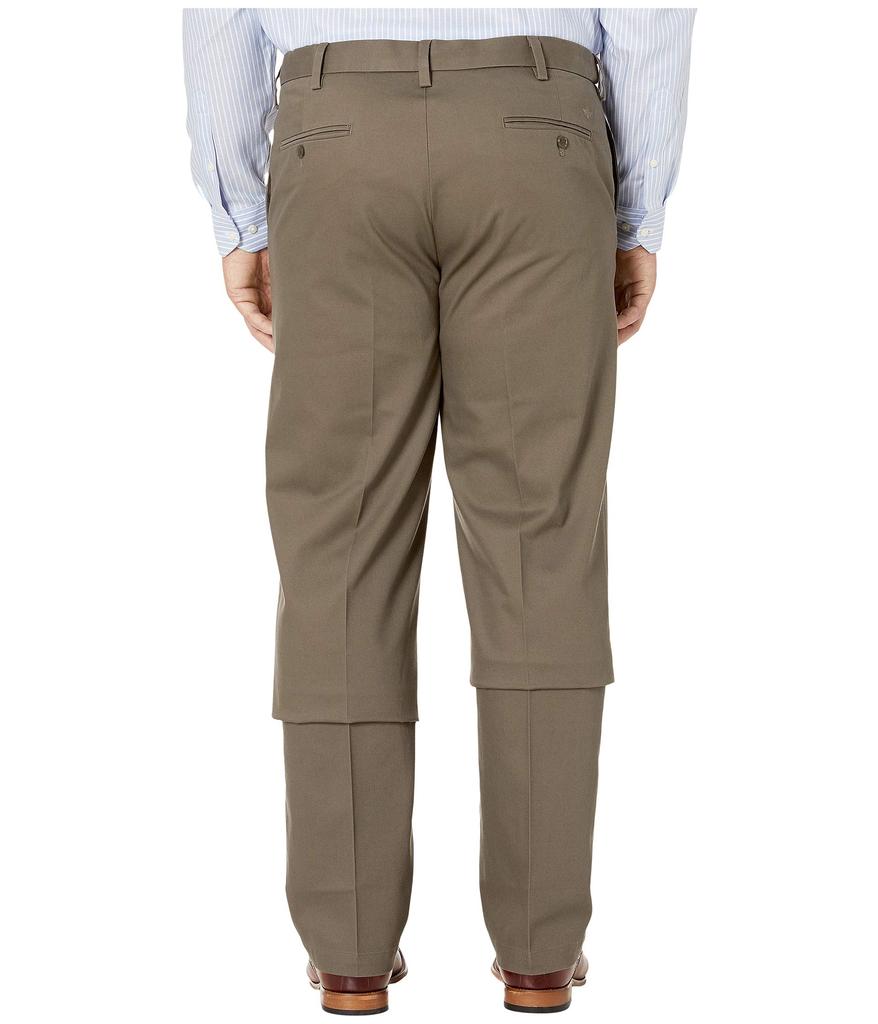Big & Tall Classic Fit Signature Khaki Lux Cotton Stretch Pants商品第3张图片规格展示