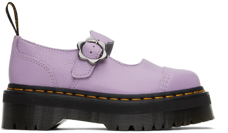 商品Dr. Martens|Purple Addina Flower Oxfords,价格¥743,第1张图片