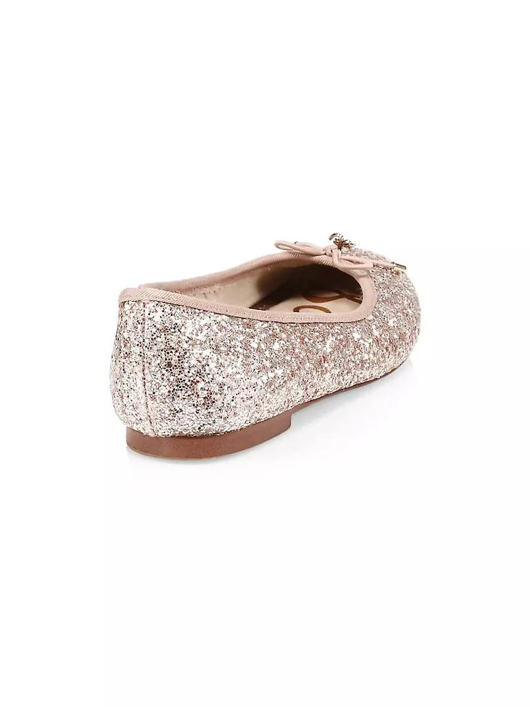 商品Sam Edelman|Girl's Felicia Champagne Ballet Flat,价格¥366,第2张图片详细描述