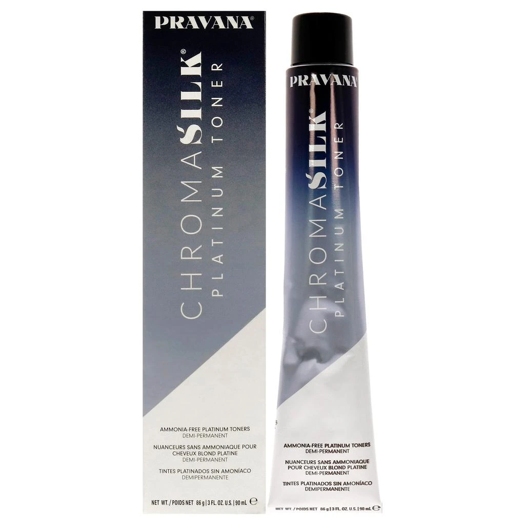 商品Pravana|ChromaSilk Platinum Toner - Platinum Sand by Pravana for Unisex - 3 oz Hair Color,价格¥139,第4张图片详细描述
