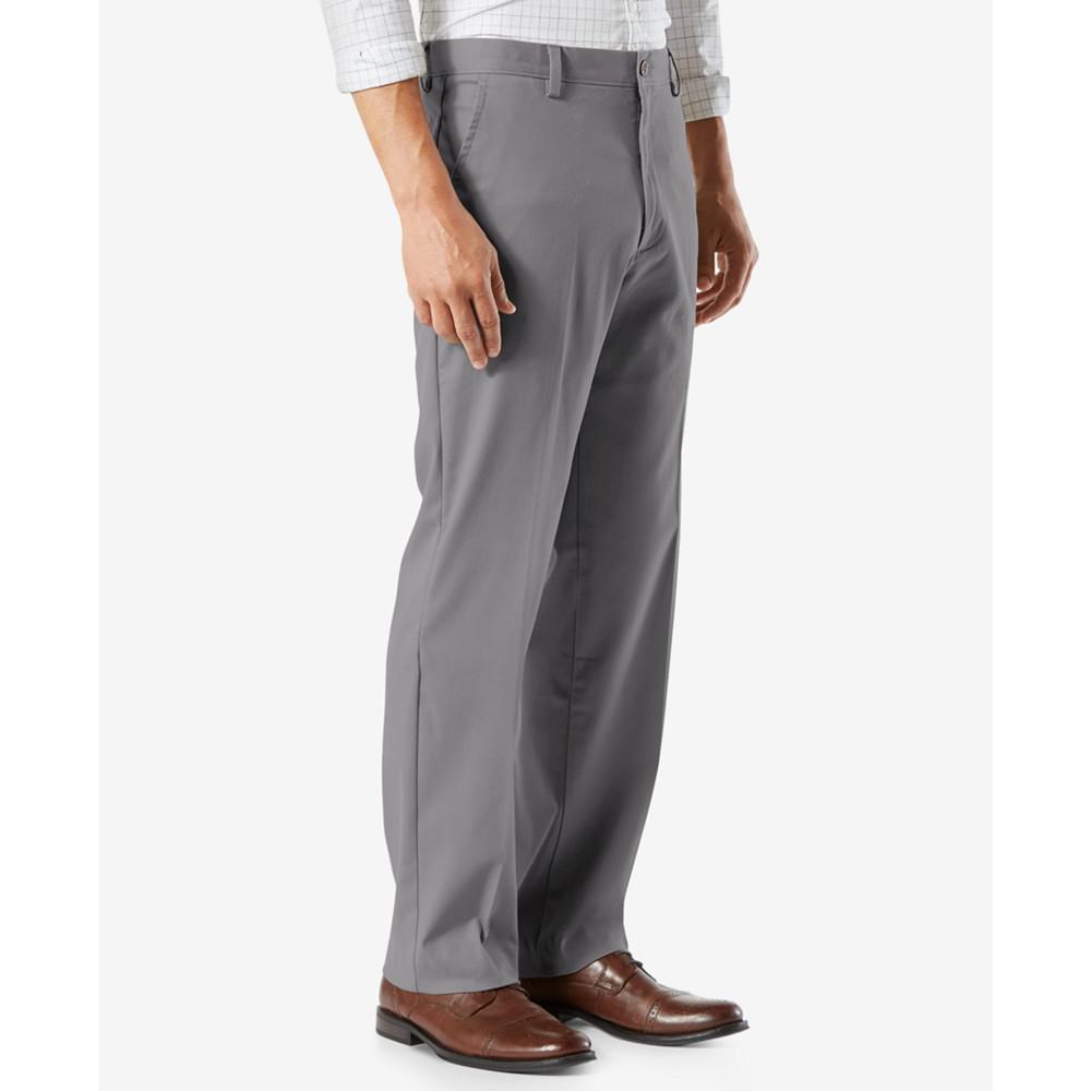 Men's Big & Tall Easy Classic Fit  Khaki Stretch Pants商品第3张图片规格展示