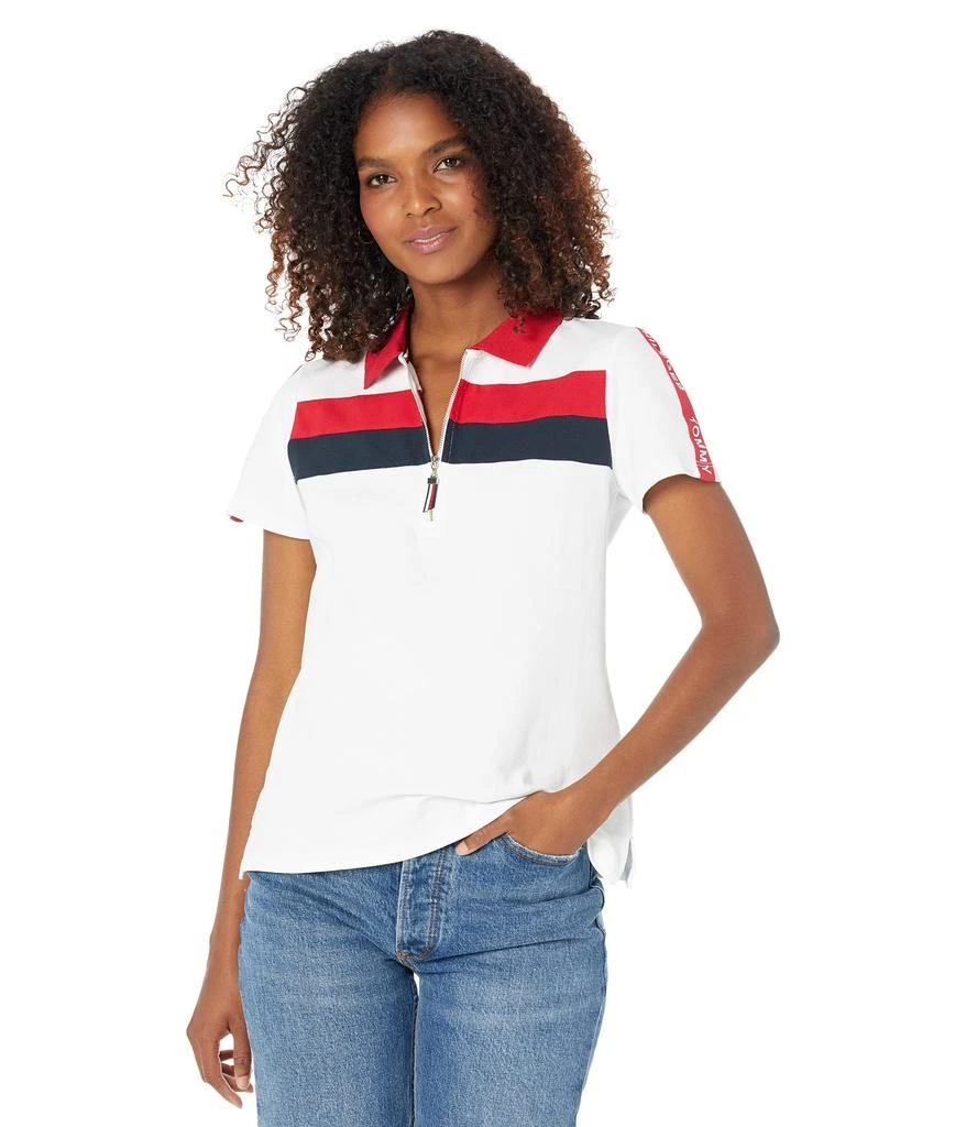 商品Tommy Hilfiger|1/4 Zip Global Polo,价格¥226,第1张图片